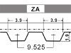 Steuerriemen Timing Belt:636357