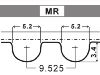 Courroie crantée Timing Belt:1351487206