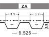 Steuerriemen Timing Belt:75 527 445